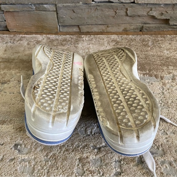 Skechers Vintage Y2K Platform Sneakers Backless Slip On Chunky Blue Glitter: 8 - Picture 7 of 10